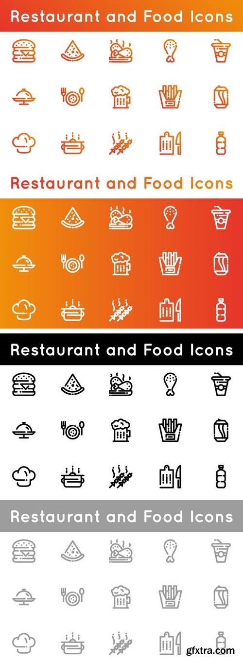 Restaurant and Food Icons