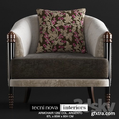 TECNINOVA-1262 ARMCHAIR COL. ARGENTO