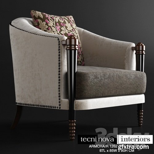 TECNINOVA-1262 ARMCHAIR COL. ARGENTO