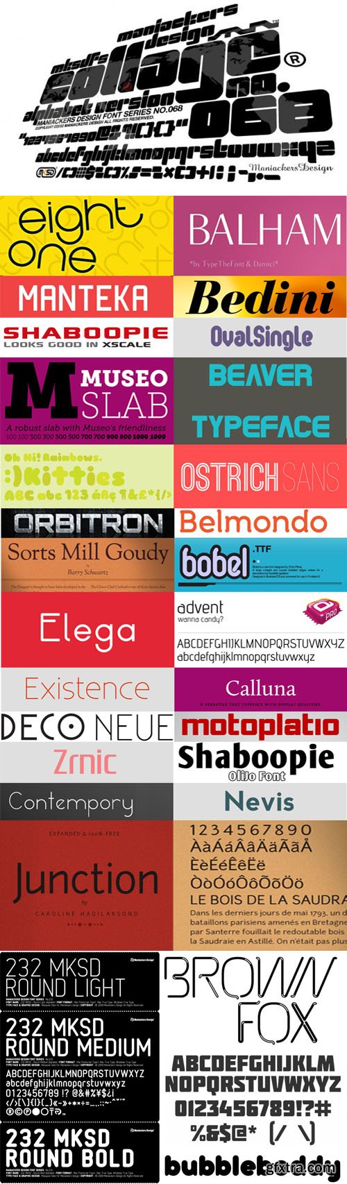 30 Fascinating Font for Logo Design [58-TTF/43-OTF]