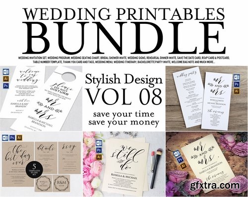CM - Wedding Printables Bundle Style. 8 2301453