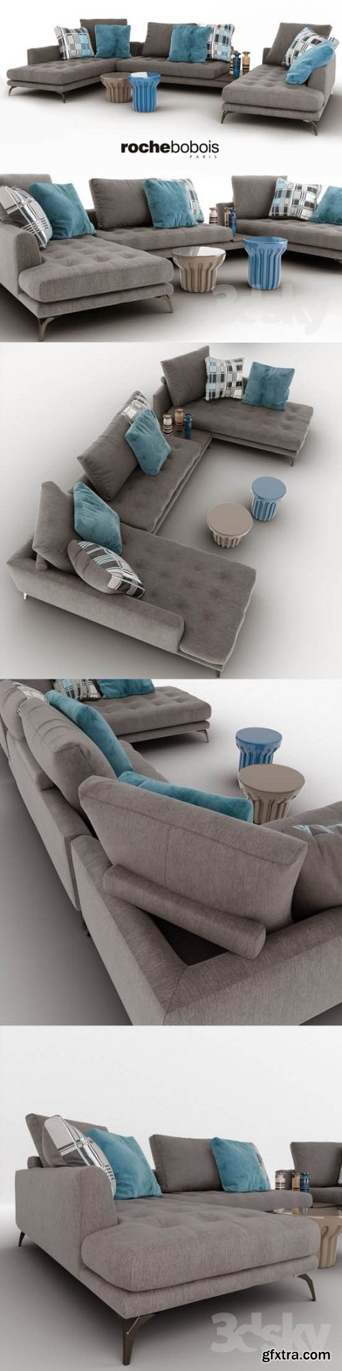 Sofa roche bobois 3d Model