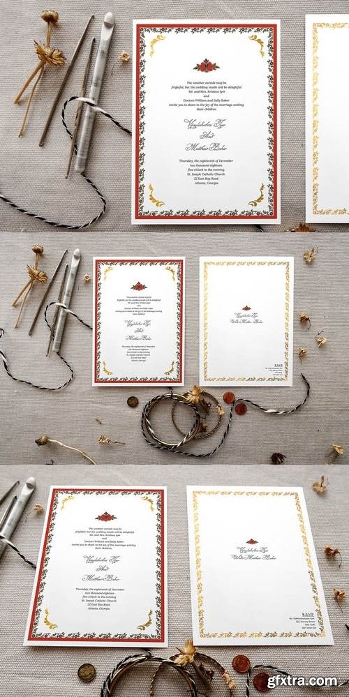 Indian Wedding Invitation Card