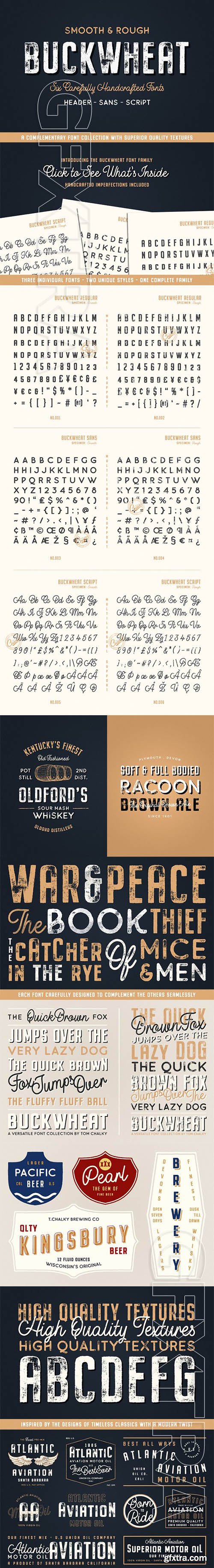 CreativeMarket - Buckwheat Font Collection 2287682