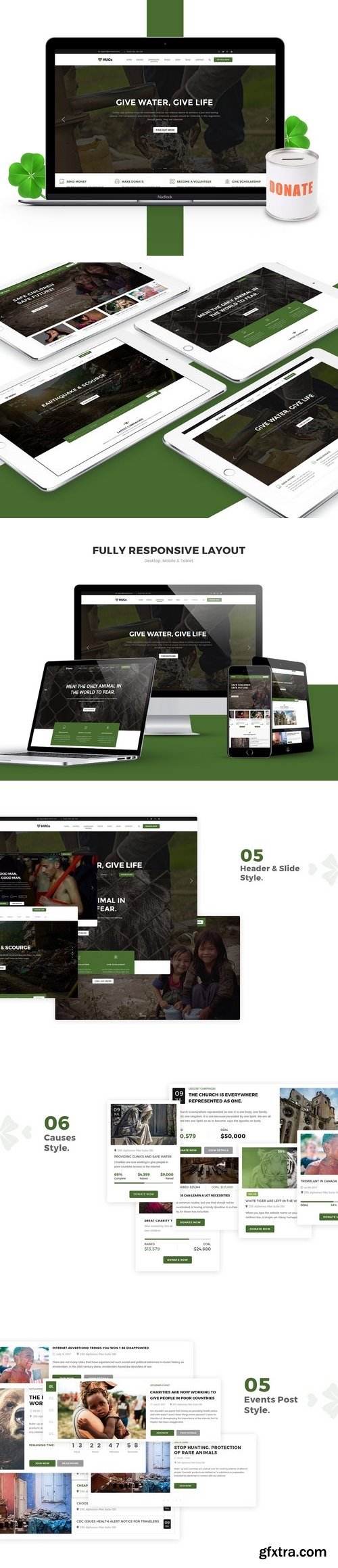 CM - Hugs Charity/Nonprofit Template PSD 1522877