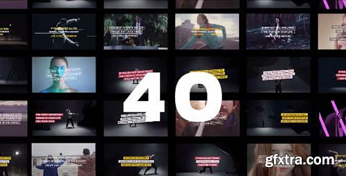 40 Social Media Video Graphics - Premiere Pro Templates 64449