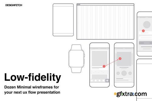 Low fidelity wireframe