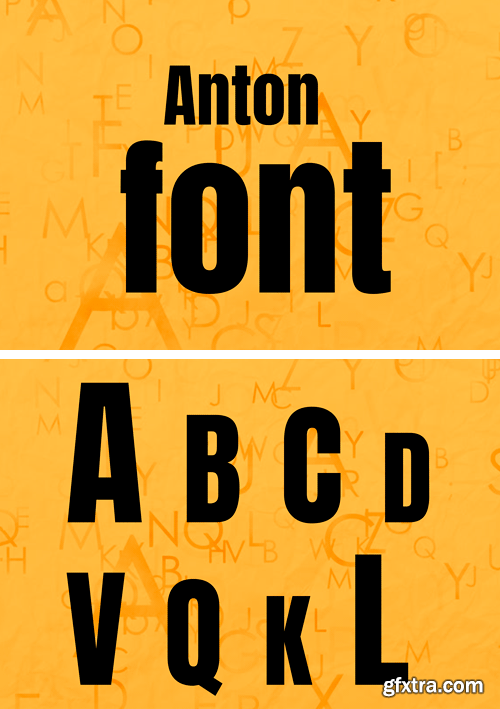 Anton Typeface