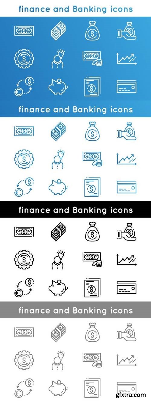 Finance and Banking Icons