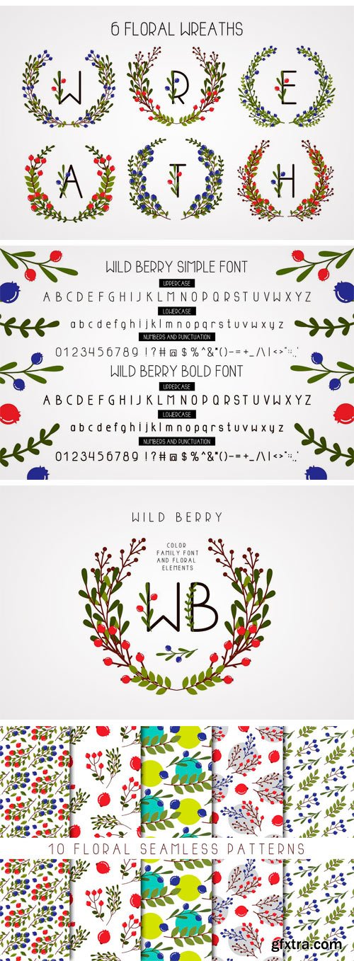 CM - Wild Berry - Color Family Font 2272444