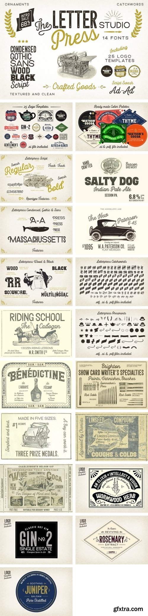 CM - Letterpress Studio (Bundle) 1510355