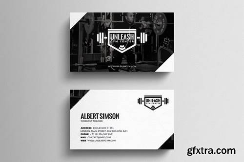 Gym Business Card Template