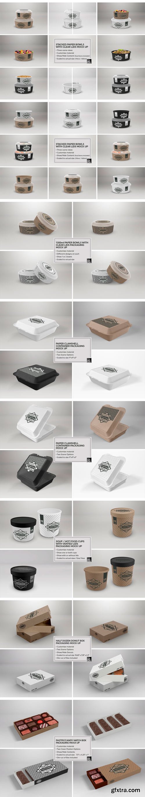 CM - VOL.8 Food Box Packaging Mock Ups 2088334