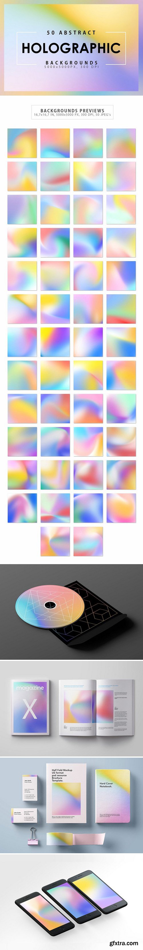 CM - 50 Holographic Backgrounds 2227793