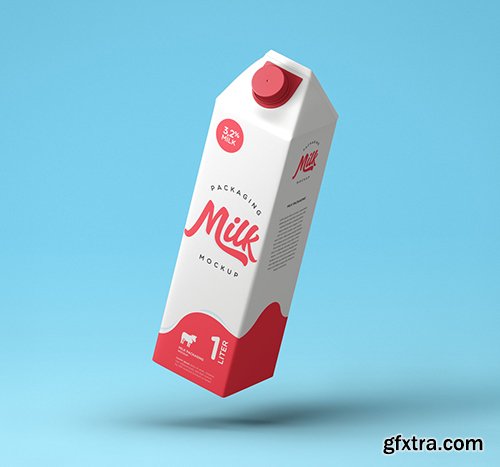 Milk Packaging Psd Mockup Vol 3