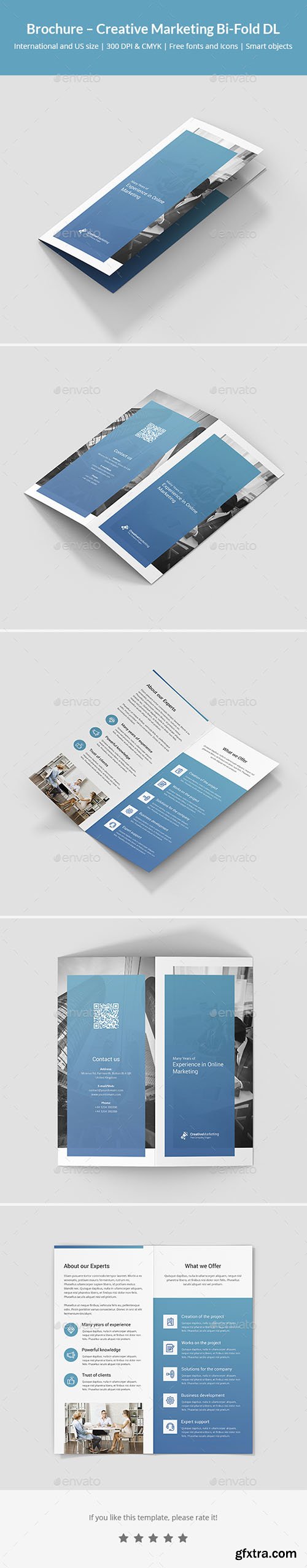 Brochure – Creative Marketing Bi-Fold DL 21403305