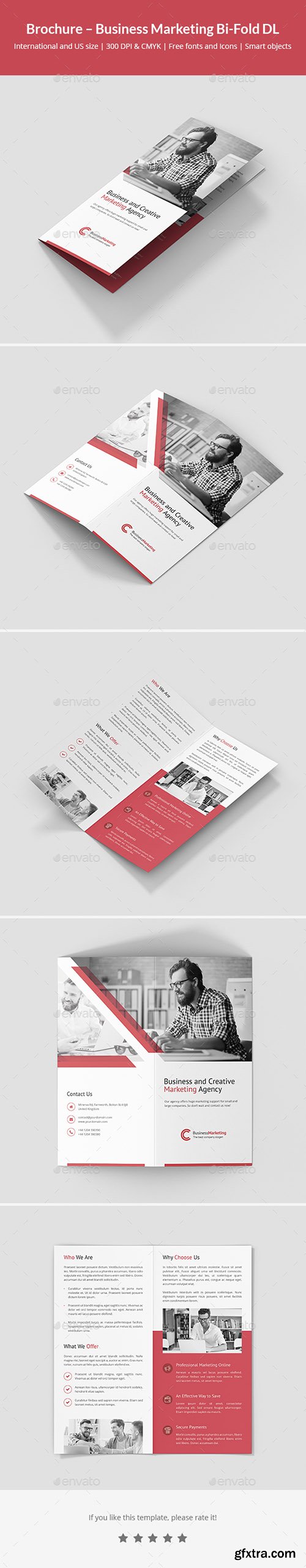 Brochure – Business Marketing Bi-Fold DL 21399882