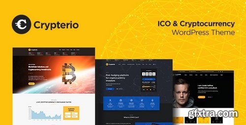 ThemeForest - Crypterio - Bitcoin, ICO and Cryptocurrency v1.4 - WordPress Theme 21274387