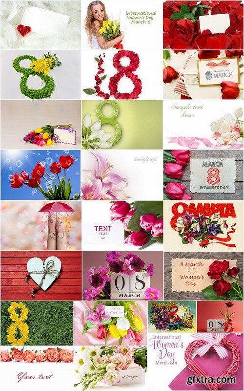 8 March and decorative flowers and cards mother day 25 HQ Jpeg