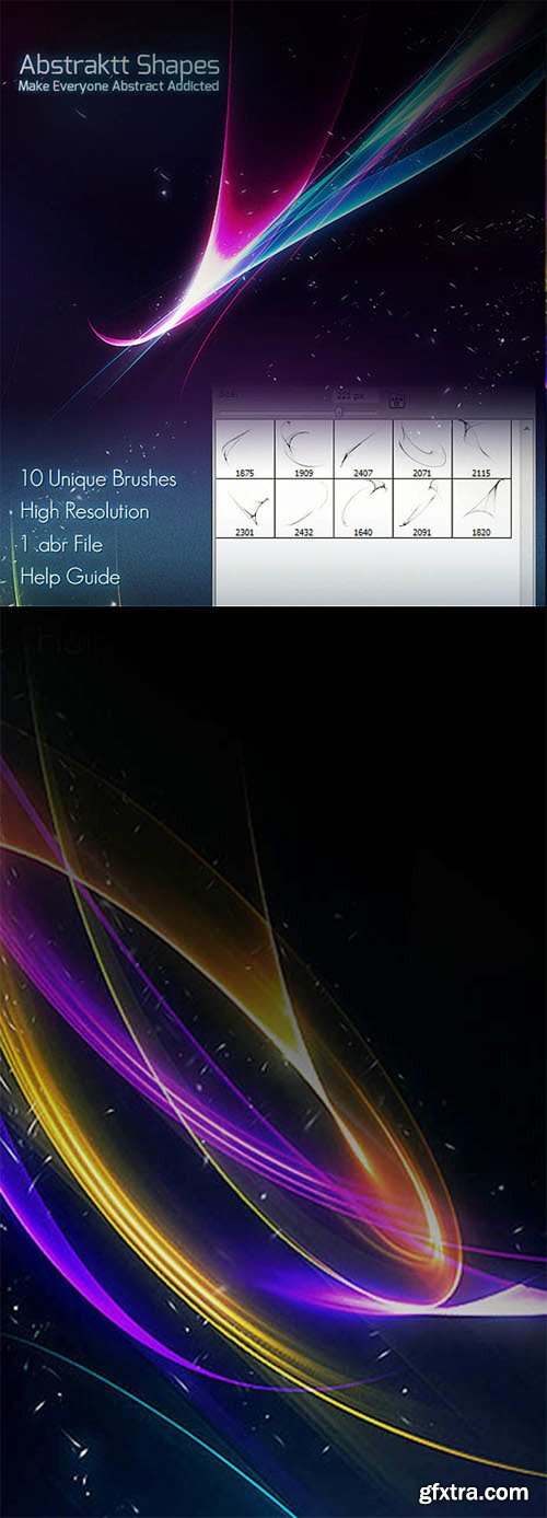 10 Abstract Brush Lines for Photoshop