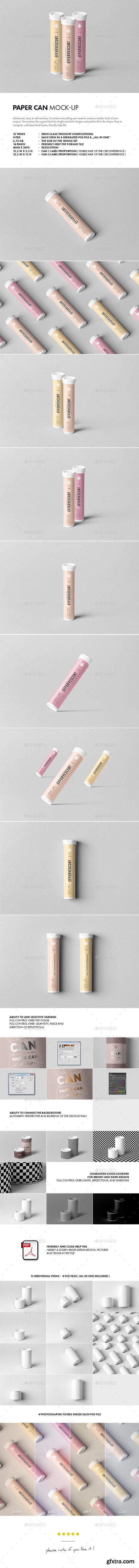 Graphicriver - Effervescent Tablets Tube Mock-up 21441844