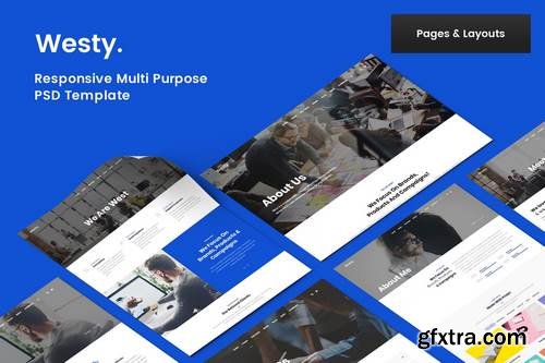 Westy Pages & Layouts PSD Template