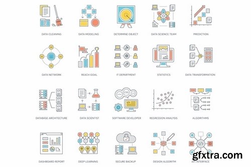 73 Data Analytics Icons