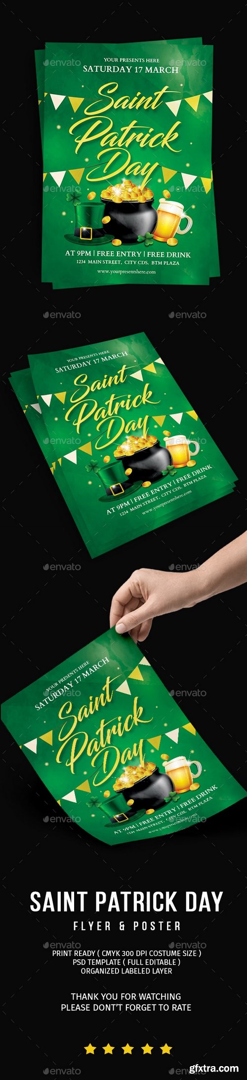 Graphicriver - Saint Patrick Flyer Vol.2 21451860