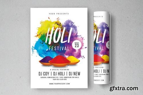 Holi Festival Flyer