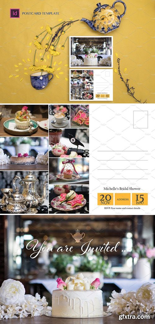 CM - High Tea Postcard Template 2258145