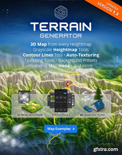 Graphicriver 3D Map Generator - Terrain From Heightmap 20244806