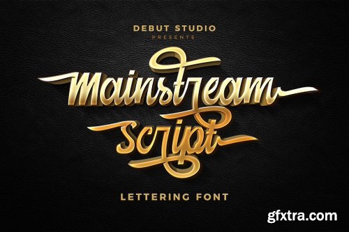 CreativeMarket Mainstream Script (Bonus Free Goods) 1894167