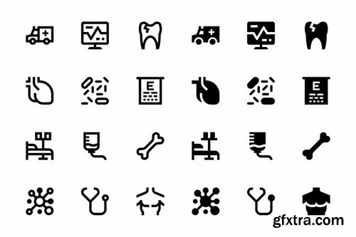 34 Medicine Icons