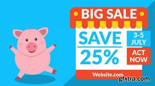 Big Sale Promo Social Media Post Banner - After Effects 64264