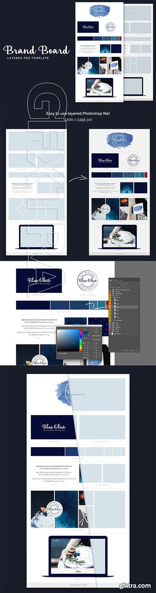 CreativeMarket - Brand Board Template 6 2312536