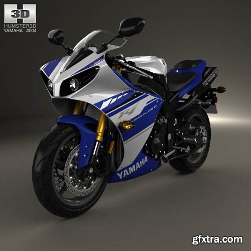 Yamaha R1 2014 3D Model