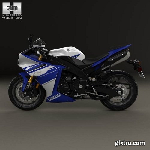 Yamaha R1 2014 3D Model