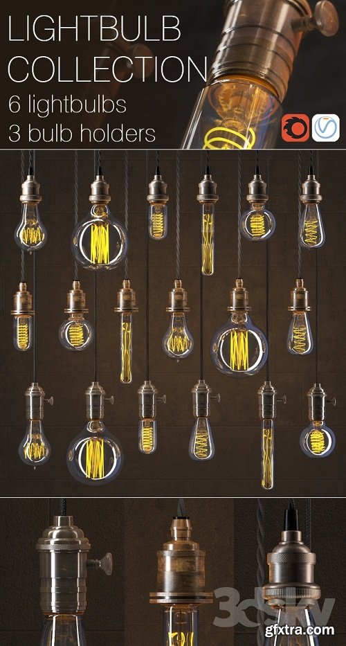 RH - LIGHTBULB COLLECTION vol.2 3d Models