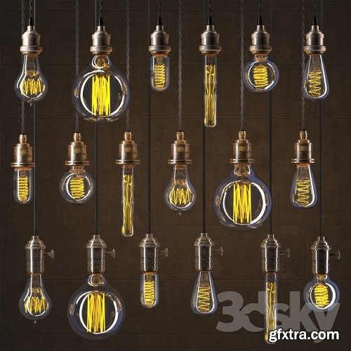 RH - LIGHTBULB COLLECTION vol.2 3d Models