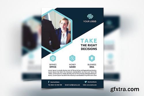 CreativeMarket - Business Flyer 124 2314351