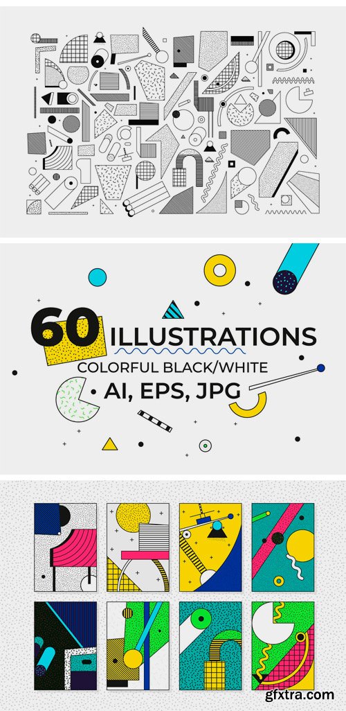 CM - 302 Illustrations + Elements + Patterns 2295426