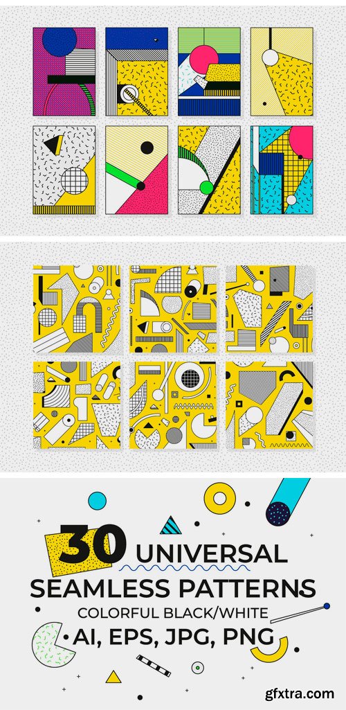 CM - 302 Illustrations + Elements + Patterns 2295426