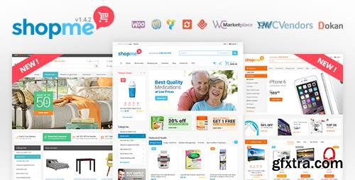 ThemeForest - ShopMe v1.4.2 - Multi Vendor Woocommerce WordPress Theme - 12701244 - NULLED