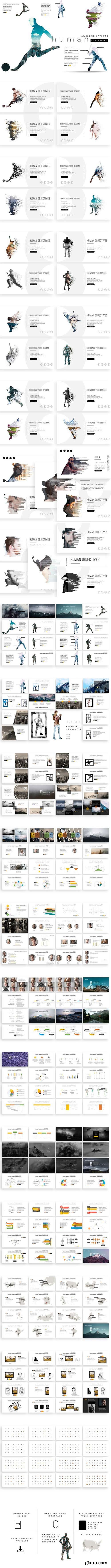 CM - HUMAN PowerPoint Template 1679791