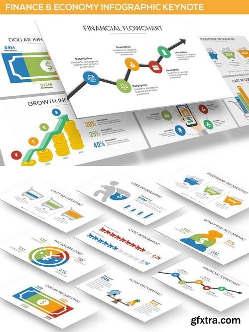 Finance & Economy Infographic for Keynote