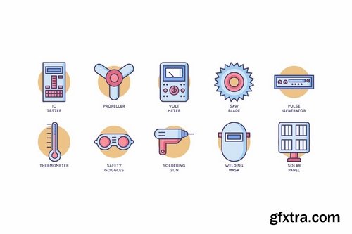 70 Engineering Icons