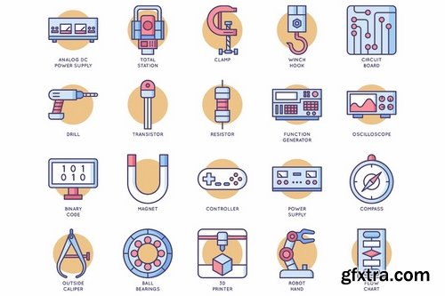 70 Engineering Icons