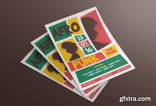 Afro funk Flyer