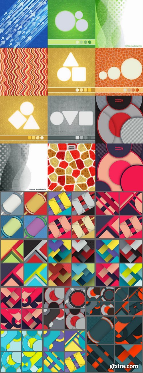 Background is geometric figure banner flyer 25 EPS