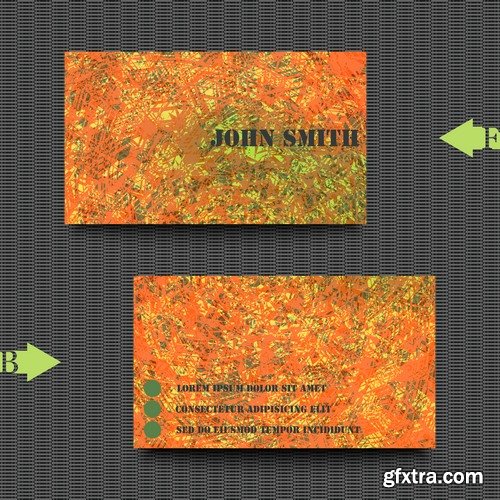 Vector image flyer banner brochure business card 23-25 Eps